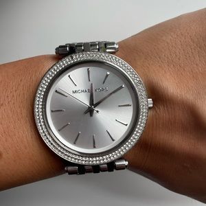 Michael Kors Darci Silver- Tone Watch
